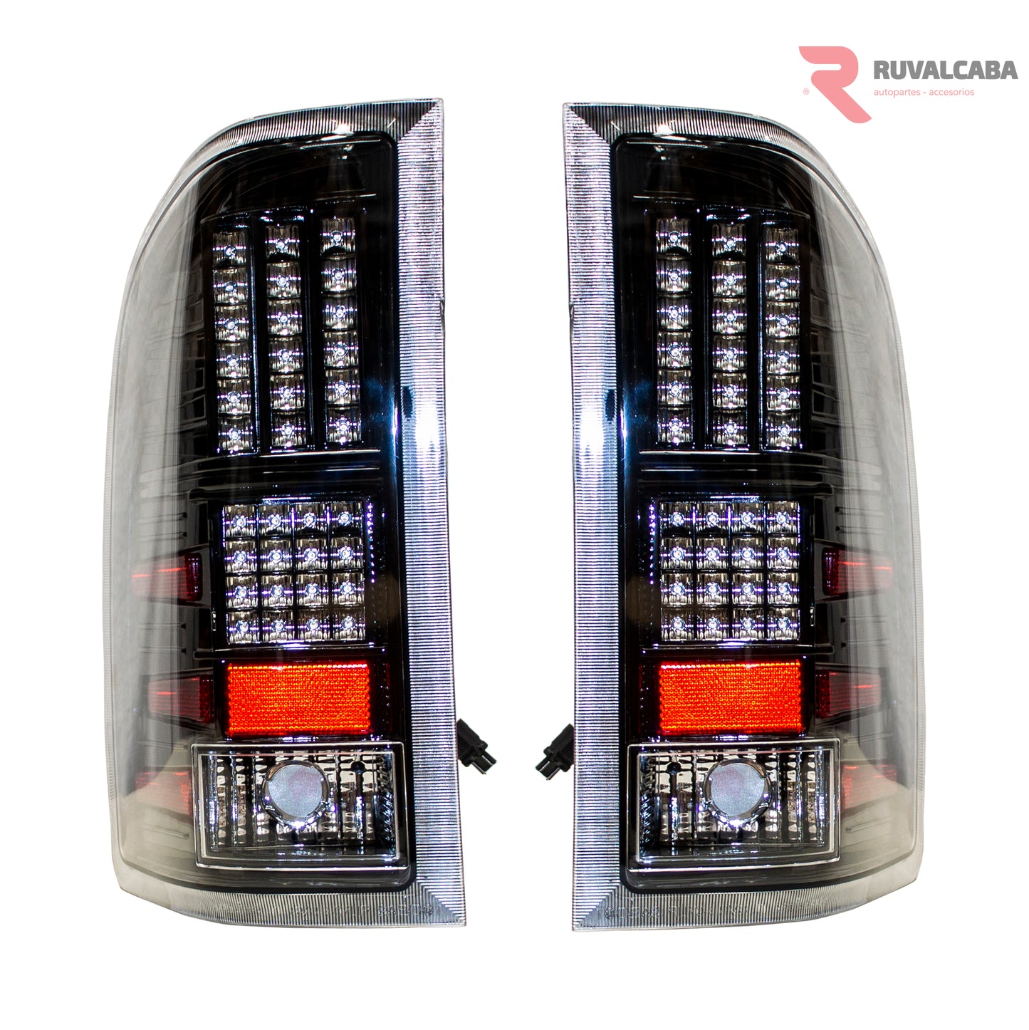 CALAVERAS CHEVROLET SILVERADO 2007-2013 LED MICA TRASPARENTE  #OP