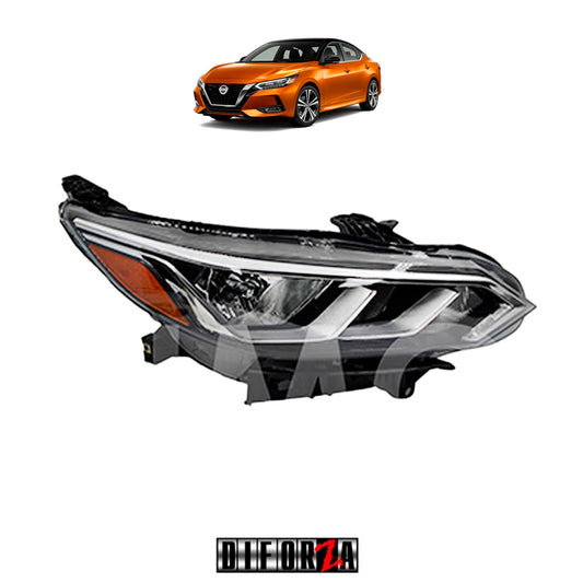 FARO SENTRA B18 2021-2023  F/CROMADO C/MICA AMBAR (VERSION SENSE-ADVANCE)  DER #OP