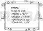 36050 AU RADIADOR ALUMINIO PLASTICO LANDCRUISER/LX 470 98-04 V8 4.7L 98-04 TRANS:AUTOMATICA RASA