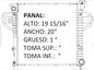 36200 AU RADIADOR ALUMINIO PLASTICO LIBERTY 3.7 2007 TRANS:AUTOMATICA RASA #PROMOHAE