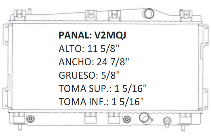 35530 AU RADIADOR ALUMINIO PLASTICO NEON L4 2 95-99 TRANS:AUTOMATICA RASA