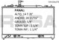36083 AU RADIADOR ALUMINIO PLASTICO MAZDA 6 L4 2.3L 03-05 TRANS:AUTOMATICA RASA