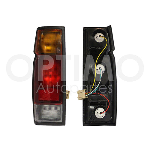 CALAVERA NISSAN PU D21 94-01 AMBAR/ROJO/BCO C/ARNES DIFORZA  IZQ  #OP