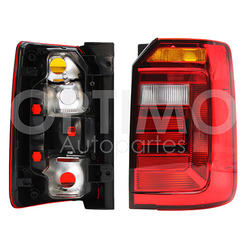 CALAVERA VW CADDY 2016-2019 S/ARNES (PASAJEROS) ROJO/BLANCO/AMARILLO DER #OP