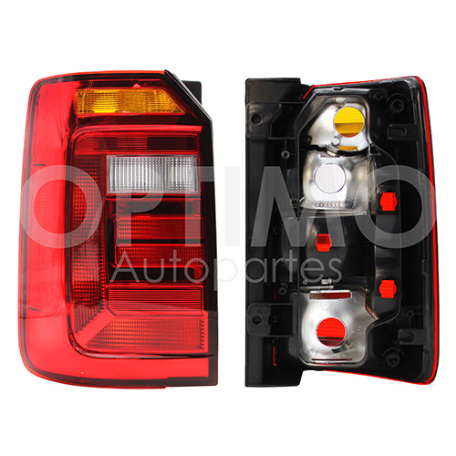 CALAVERA VW CADDY 2016-2019 S/ARNES (PASAJEROS) BLANCO/ROJO/AMARILLO IZQ  #OP