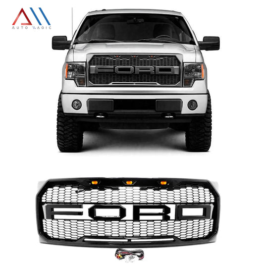 PARRILLA FORD F-150 C/LEDS TIPO RAPTOR 09-14 #AM