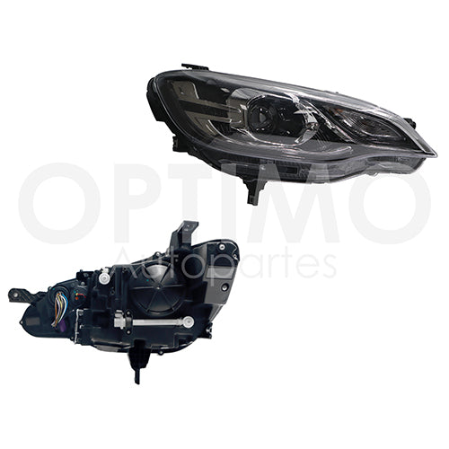 FARO CHEVROLET CAVALIER 2018-2021 F/CROMADO C/LED C/LUPA (VERSION PREMIER) DER #OP