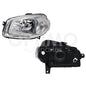 FARO FIAT UNO 15-20 FONDO NEGRO ( RAM PROMASTER RAPID 22-23 )  IZQ #OP