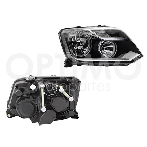 FARO VW AMAROK 2010-2017 FONFO NEGRO DIFORZA DER #OP