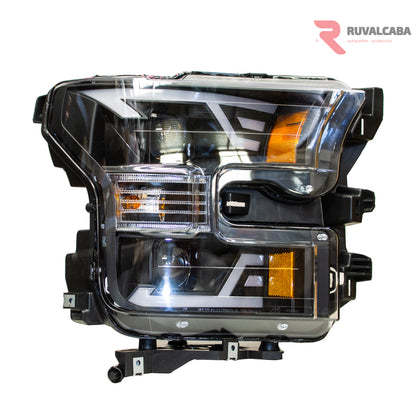 JUEGO FAROS FORD PICK UP LOBO F150 15-17 LED DRL #AC