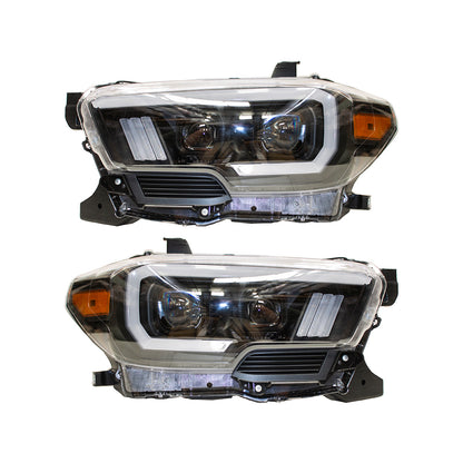 JUEGO FAROS TOYOTA TACOMA 16-22 LED DRL DIRECCIONAL #AC