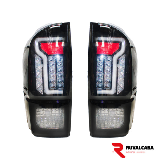 CALAVERAS TOYOTA  TACOMA 16-19 CON LEDS MIV¿CA HUMO #OP