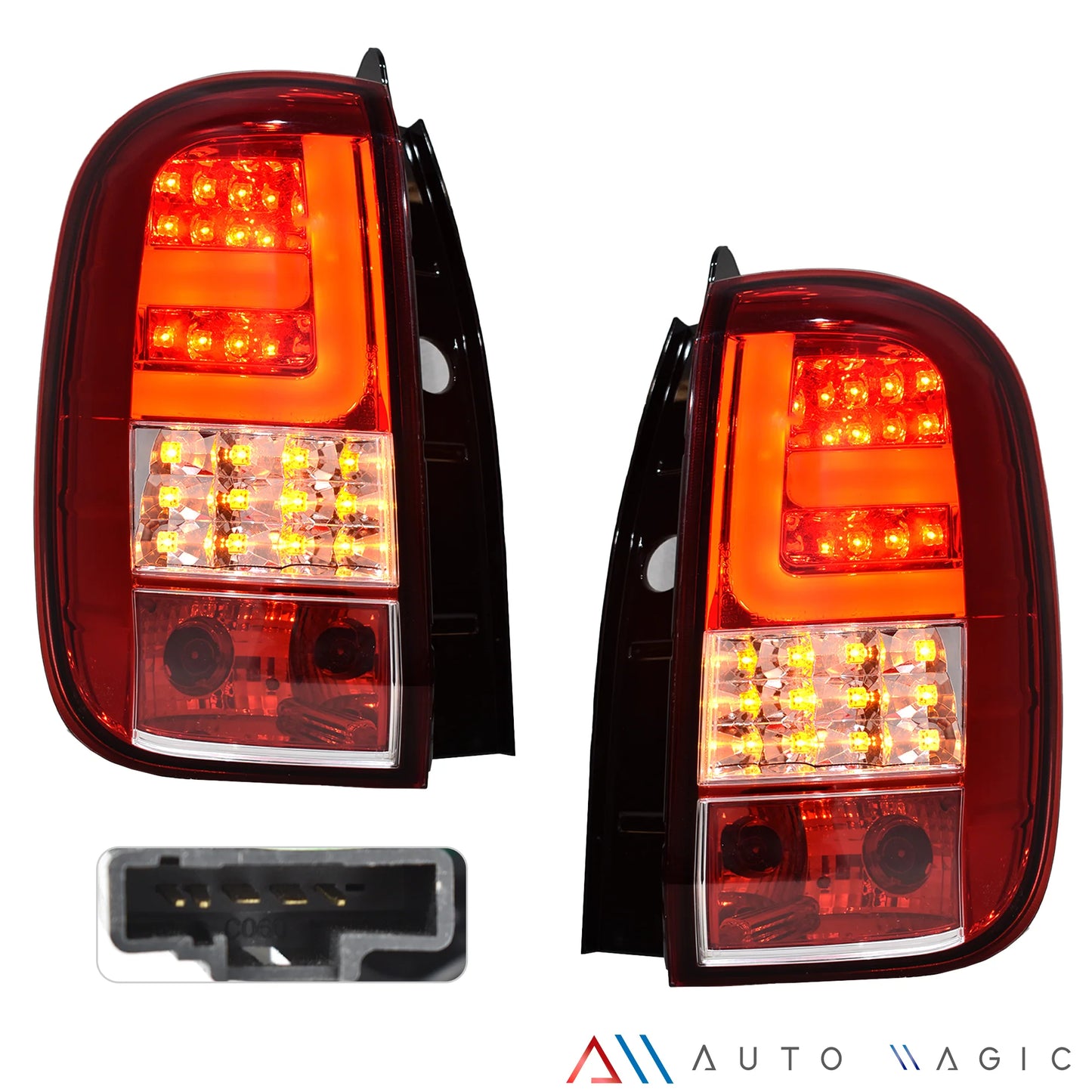 CALAVERAS CON LEDS ROJAS DUSTER  CON LEDS ROJAS 10-15 #AM