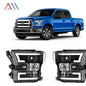 FAROS C/LUPA TUBO LEDS F150/LOBO 16-17 #AM