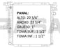 35851 AU RADIADOR ALUMINIO PLASTICO EXPLORER 5.0 V8 B3000, B4000 00-01 TRANS:AUTOMATICA RASA