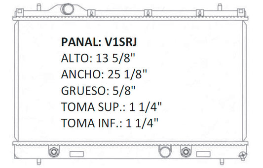35671 AU RADIADOR ALUMINIO PLASTICO NEON /NEON RT L4 2.0 00-04 TRANS:AUTOMATICA RASA