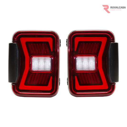 CALAVERAS JEEP GLADIATOR 2019-2021 LED ROJAS #OP