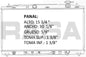 36013 AU RADIADOR ALUMINIO PLASTICO CAMRY. L4 2.4 07-08 TRANS:AUTOMATICA RASA