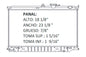 35953 AU RADIADOR ALUMINIO PLASTICO COLORADO/ CANYON / ISUZU I280, I290, I350, I370 L4/L5 2.8/2.9/3.5/3.7 04-09 TRANS:AUTOMATICA RASA