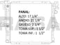RADIADOR ALUMINO PLASTICO FORD EXPLORER 95-97
