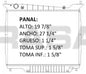 36020 AU RADIADOR ALUMINIO PLASTICO EXPEDITION NAVIGATOR 4.6/5.4 LTS V8 03-05 TRANS:AUTOMATICA RASA